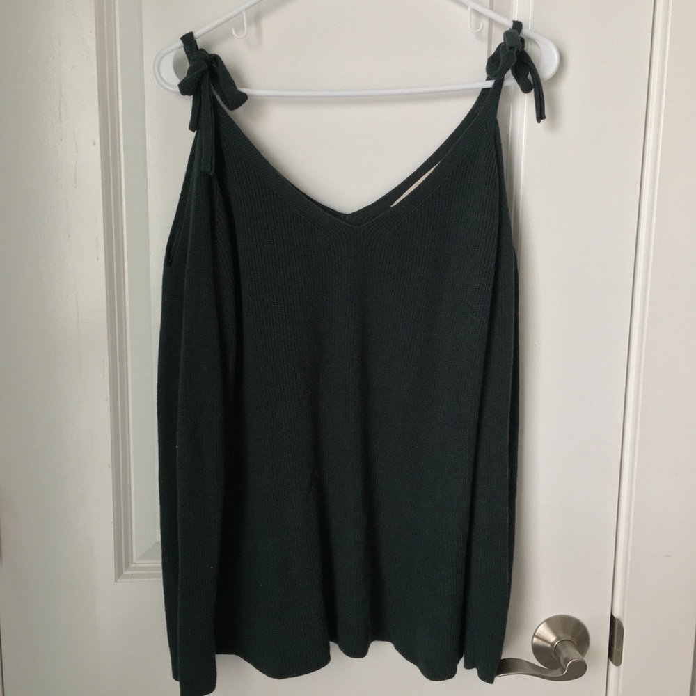 LOFT open-shoulder sweater.